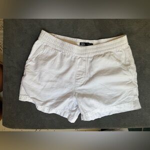 Zara Women's White Shorts